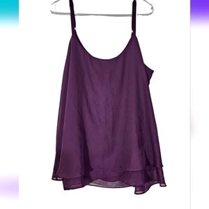 Torrid Chiffon Cami Split Back Size 2